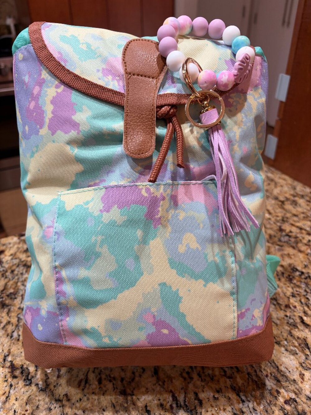 PASTEL MINI BACKPACK WITH KEY RING